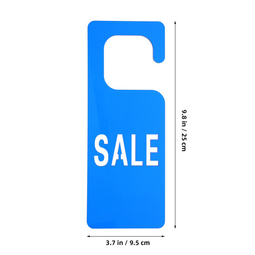 Carte Transparente Bleue Suspendue Pour Commerce 1
