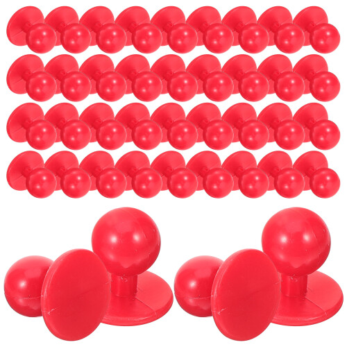 100Pz Rosso Chef in Per Cucito Pratico E Fai-Da-Te