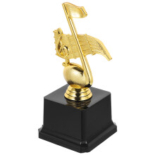 Trofeo Musicale Dorato Piccolo Per Decorazioni E