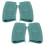 4Pz Manico Silicone Verde Resistente Calore Per E Wok 1