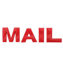 4St Roestvrijstalen Zelfklevende Letters Voor Brievenbus