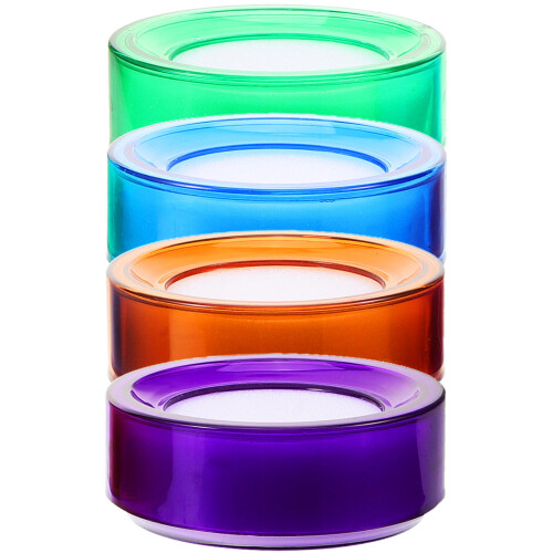 4Pz Spugne Punta Dita Plastiche Per Banconote Assortiti