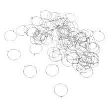 100St Zilveren Oorbelringen 316 Rvs Handige Sieradenaccessoires DIY