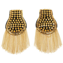 2St Dangle Ketting Schouderepaulets Van Metaal Met Kwasten