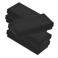 5Pz Scatole Portagioie Nero in Cartone Per Orologi E