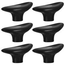 6Pz Manopole Maniglia Coperchio Pentola Nera PP Facile Installazione