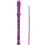 1Set Strumento Musicale Flauto 8 Viola ABS Con Astuccio Vellutato 1