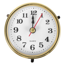 Stijlvolle Gouden Clock Insert ABS Voor DIY En Thuis Decor