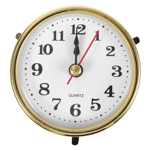 Stijlvolle Gouden Clock Insert ABS Voor DIY En Thuis Decor