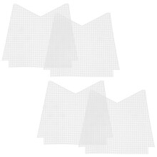 2St Plastic Mesh Canvassen Wit Voor Praktische DIY Handtas Accessoires