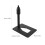 Compacte Zwarte Mic Stand Met Metalen Basis En Clip 2