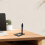 Compacte Zwarte Mic Stand Met Metalen Basis En Clip 3