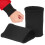 1Paar Stretch Polyester Rib Manchetten Zwart Voor Jas, DIY 1