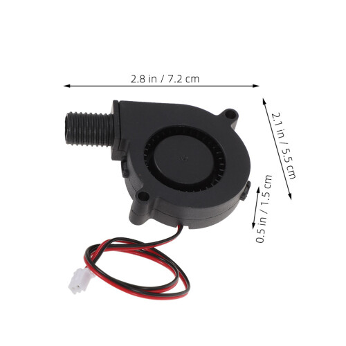 Ventola Raffreddamento 5V Soffiante Dc ABS Rame Nero 1