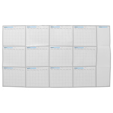 Herbruikbare Droge Uitwisbare Muurkalender white