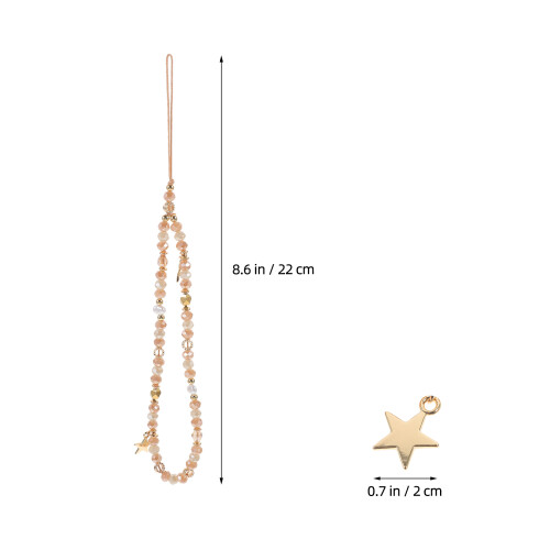 Catena Phone Charm Decorativa Con Perline Per Telefono 1