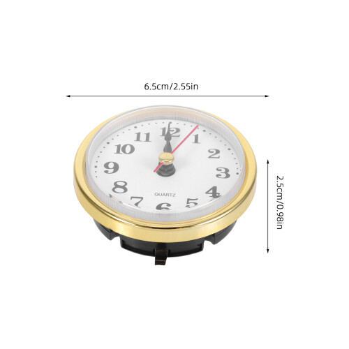 Stijlvolle Gouden Clock Insert ABS Voor DIY En Thuis Decor 1