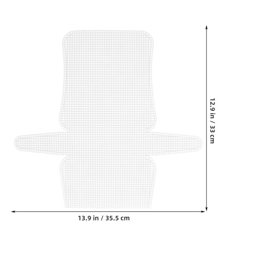 4Pz Quadretti Per Ricamo E Uncinetto, Bianco, Facile Uso 1