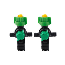 2Pcs Adjustable Drip Irrigation Nozzle with AntiDrip WaterSaving Design for Garden Hose Sprayer