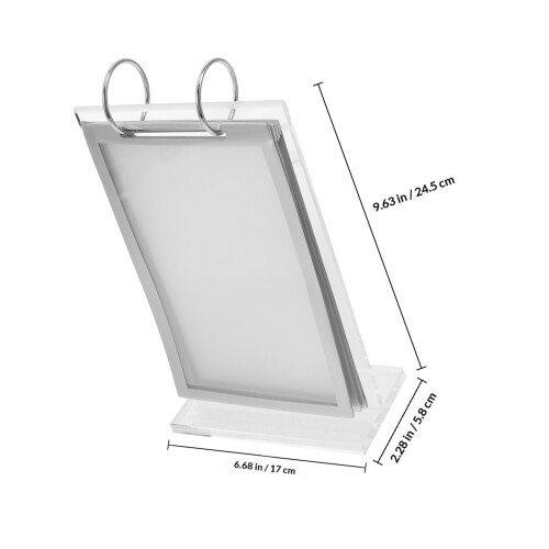 Acryl Display Stand Menu's En Posters Organisiert 1