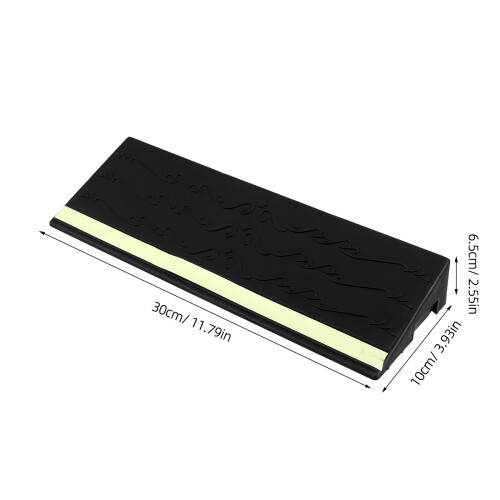 Zwarte Robotstofzuiger Slope Ramp - Antislip Drempelpad 1