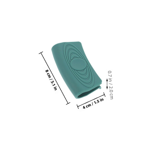 4Pz Manico Silicone Verde Resistente Calore Per E Wok 1
