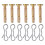 6Set Kit Ricambio Spilli Taglio E Cotter in Per Motoneve 10