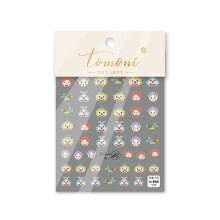 5D Nail Stickers Cartoon Clown Nail Art Decals Self Adhesive Ultra Thin DIY Manicure Tips (3)
