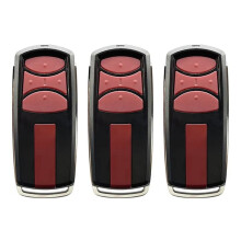 Lot de 3 Télécommandes pour Porte de Garage ME960-LM, 4 Boutons, 433,30 MHz, 433,92 MHz et 434,54 MHz