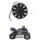 2520272 12V Motorcycle Engine High-Performance Radiator Cooling Fan for   500 2003-2007 2