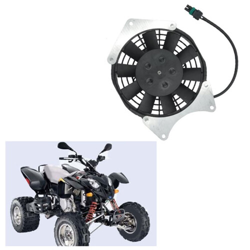 2520272 12V Motorcycle Engine High-Performance Radiator Cooling Fan for   500 2003-2007 2