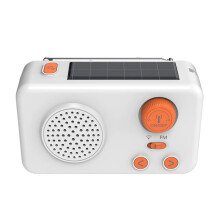 Portable FM Radio Wireless Speaker Solar Charging Hand Crank Emergency Radio Receiver SOS Power Bank Radio