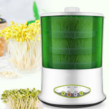 Automatic Bean Sprout Maker with 360 Rotating Design, Automatic Temperature Control, Fast Germination for Home Growing