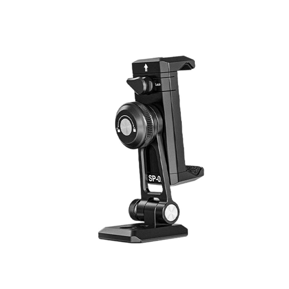 Neewer Metal Phone Tripod Mount Adapter With Arca Qr Base, Cold Shoe, 360 Swivel 180 Tilt, Phone Holder 4713365969337