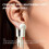 2 Pair Ear Clip Electrode Double-Sided Rubber  Comfortable, Compatible for Tens Unit & CES Stimulation 4