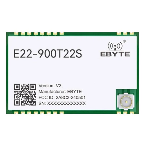 EBYTE E22-900T22S 915MHz Lora Wireless RF Module 22dbm UART SMD Transmitter and Receiver RSSI Net Working Transceiver