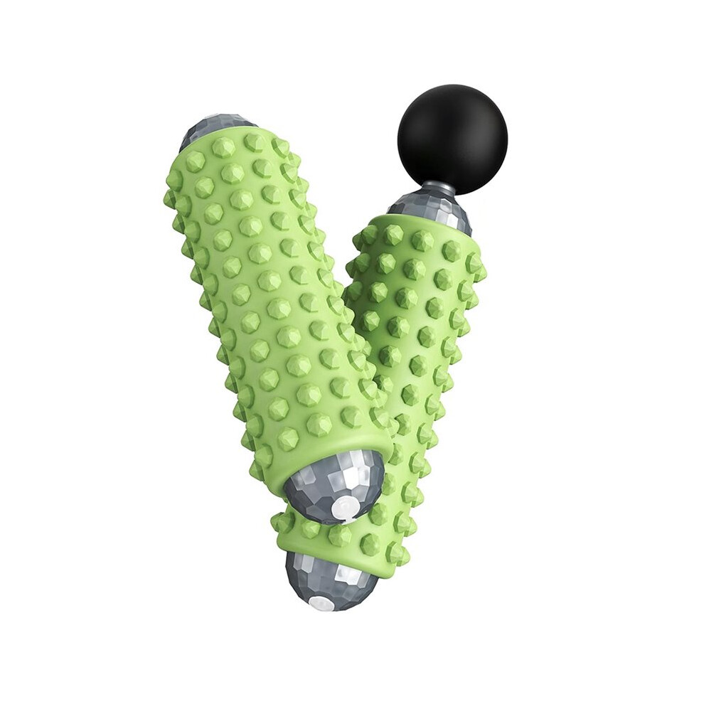 Electric Massage Roller 4 Speeds Vibrating Massage , 2-in-1 Portable Muscle Massager Gun & Roller