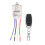 433MHz Wireless Remote Control  LED Light Controller AC90-250V+3Keys 433Mhz Remote Control for Electric Doors 1