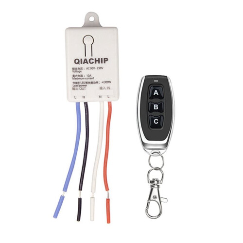 433MHz Wireless Remote Control  LED Light Controller AC90-250V+3Keys 433Mhz Remote Control for Electric Doors