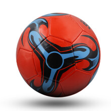 (Red Blue,19cm/7.48in)Football Soccer Children Outdoor Sports Toys Training Competition Fun Props