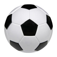 (Black White,21.5cm/8.46in)Football Soccer Children Outdoor Sports Toys Training Competition Fun Props