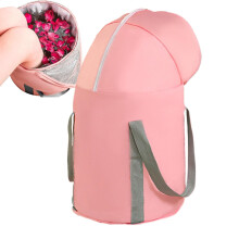 Foldable Foot Bath Basin with HeatResistant Lining, Collapsible Foot Soak Tub for Home or Travel
