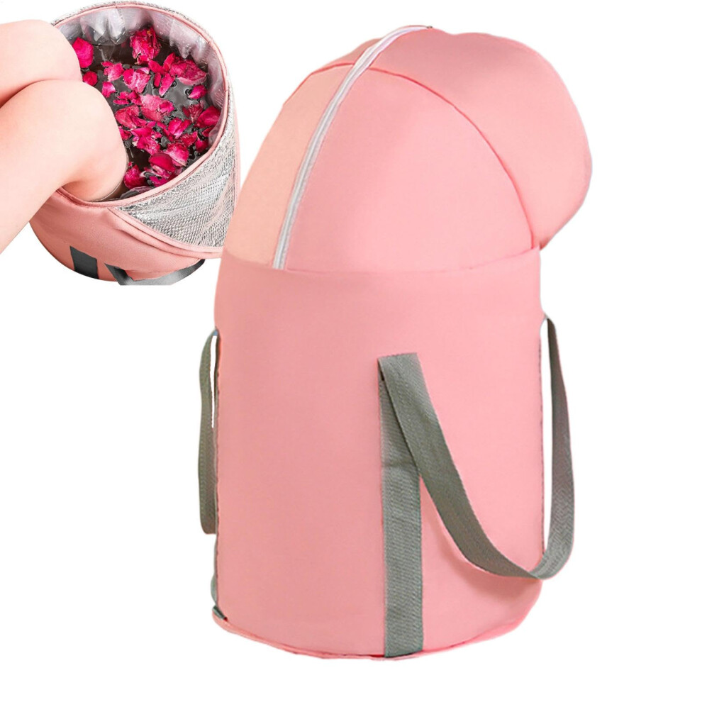 Foldable Foot Bath Basin with HeatResistant Lining, Collapsible Foot Soak Tub for Home or Travel