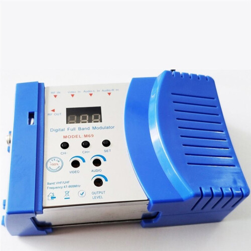 M69 Digital Full Band Modulator Compatible RF PAL/NTSC Frequency Transmitter 230V Without HD Interface EU Plug 1