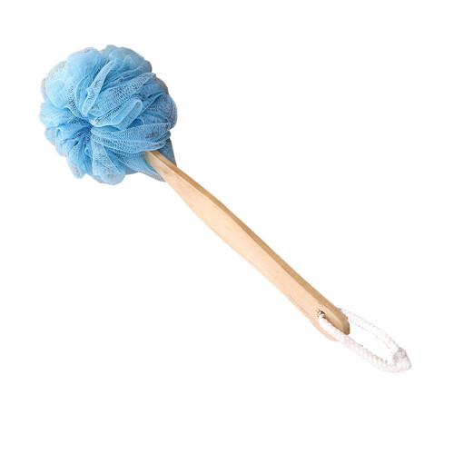 Long Handle Body Scruber Blue 80g / 2.8oz Bath