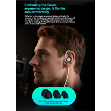 KZ Taurus in-Ear-Monitor-Kopfhörer mit Zwei 8-mm-Treibern, Kraftvollem Bass, Kabelgebundenen Gaming-Ohrhörern und Geräuschunterdrückung C