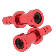 2Pz Adattatori Valvola Bici Rosso Alluminio Tubeless Steli Resistenti