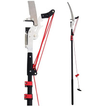 Telescopic Pole Saw 24FT Lightweight Aluminum Tree Pruning Tool with Adjustable Reach for Professional Landscaping