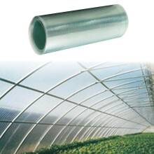 Polycarbonate Roofing Panel Clear 5.1x26.2FT UV Resistant Impact Resistant Sheet for Greenhouse and Outdoor
