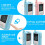 Walkie-Talkie Infantil com Vídeo, Desenho Animado, Intercomunicador, Tela HD de 2 Polegadas, Chamada com um Clique, Brinquedo para Pais e Filhos, 2